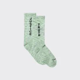 03197 Aries Truth and Justice Space Dye Sock