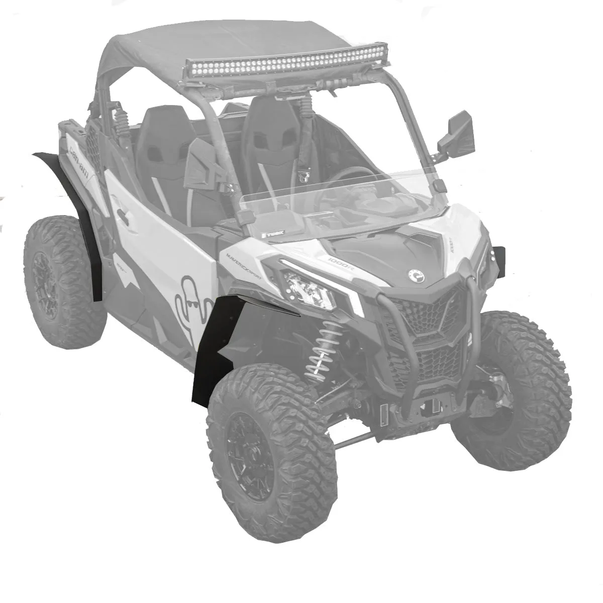 2018-2025 Can-Am Maverick Trail Mud-Lite Coverage Fender Flares