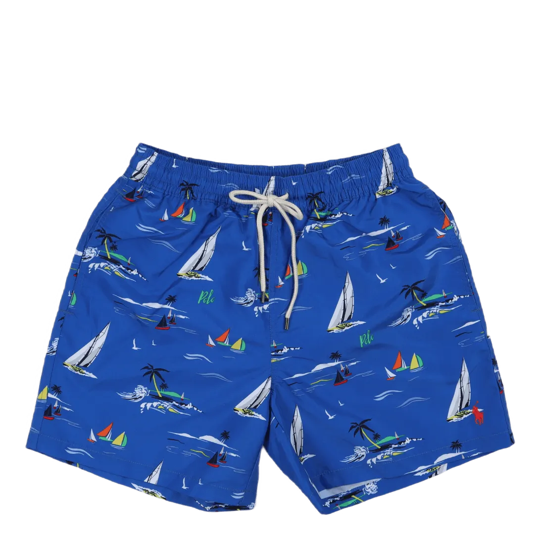 5.75-Inch Traveler Classic Swim Trunk Race To Sea