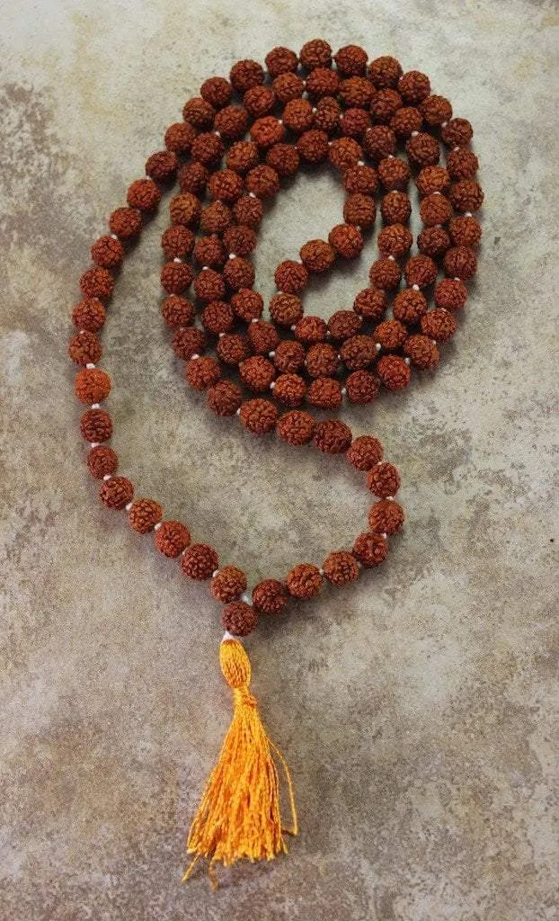 8mm Rudraksha Bead Mala