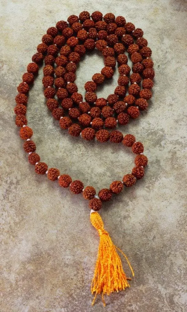 8mm Rudraksha Bead Mala