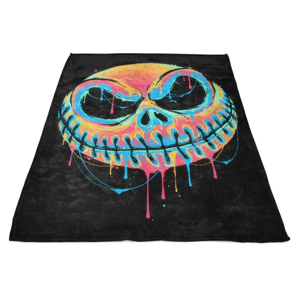 A Colorful Nightmare - Fleece Blanket