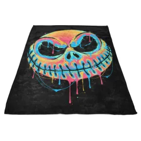 A Colorful Nightmare - Fleece Blanket