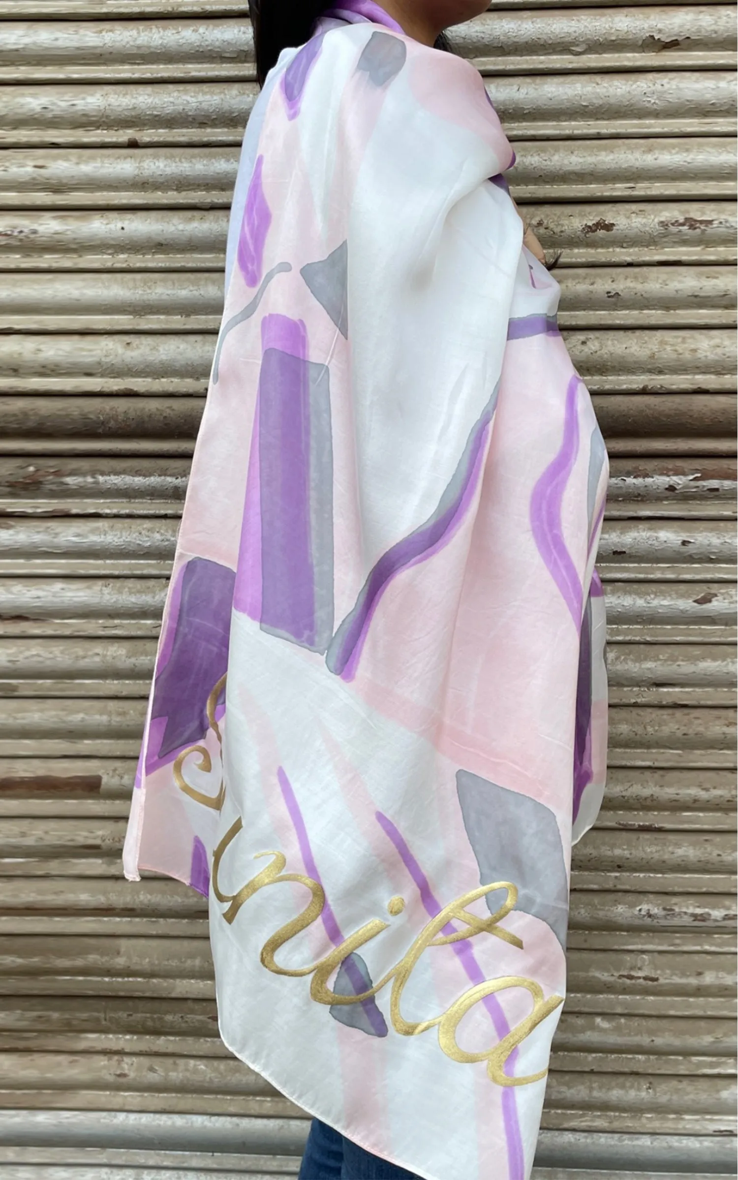 Abstract Printed Scarf