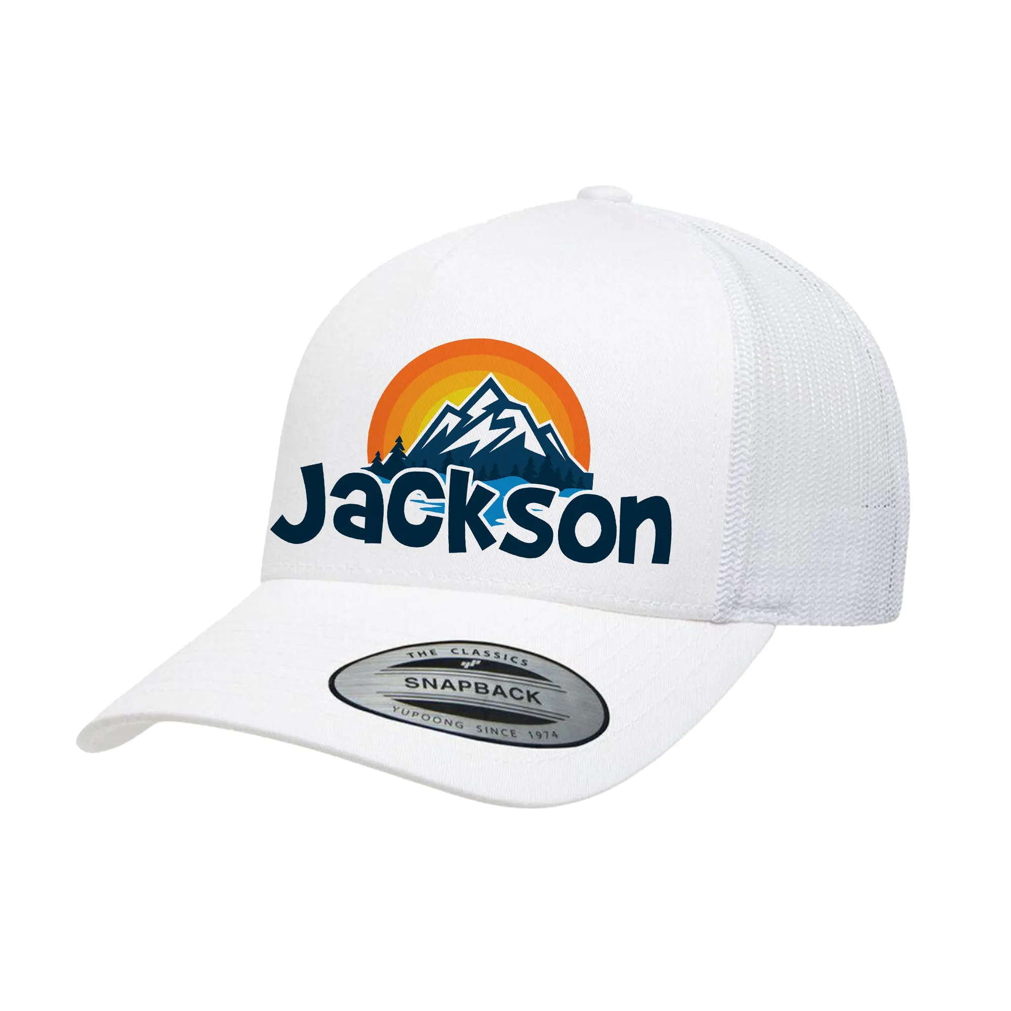 ADULT Personalized Hat - Mountain Name