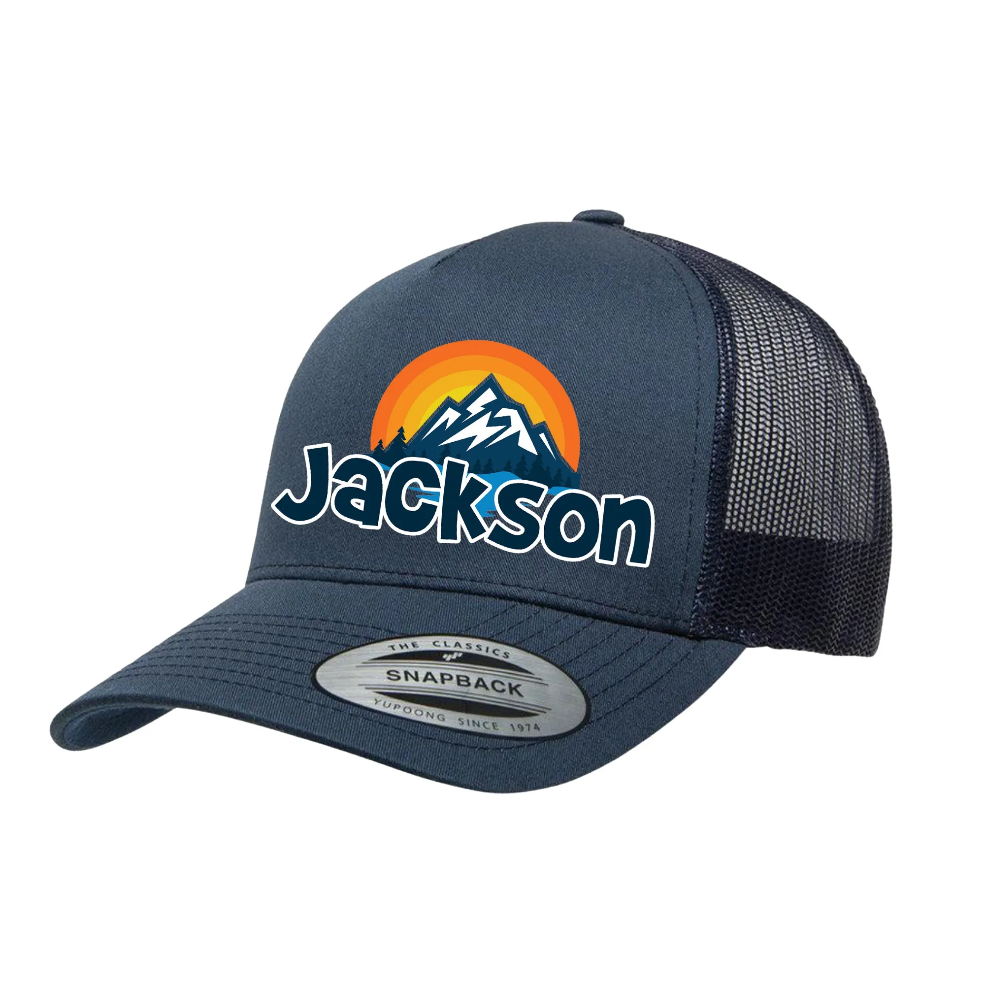 ADULT Personalized Hat - Mountain Name