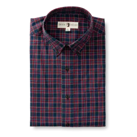 Akins Plaid Cotton Slub Sport Shirt