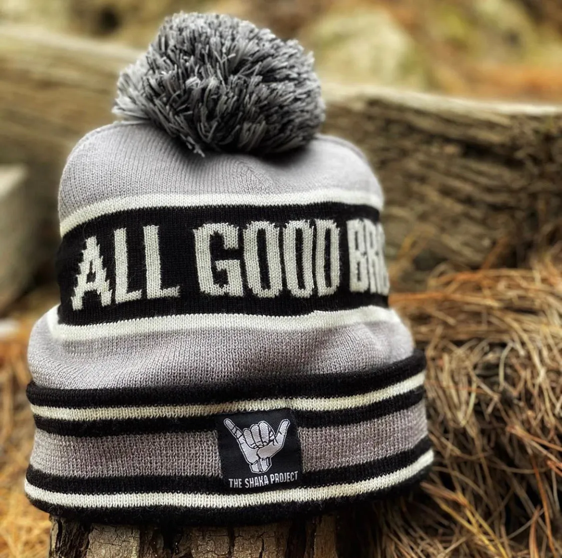 ALLGOODBRO? Grey Beanie