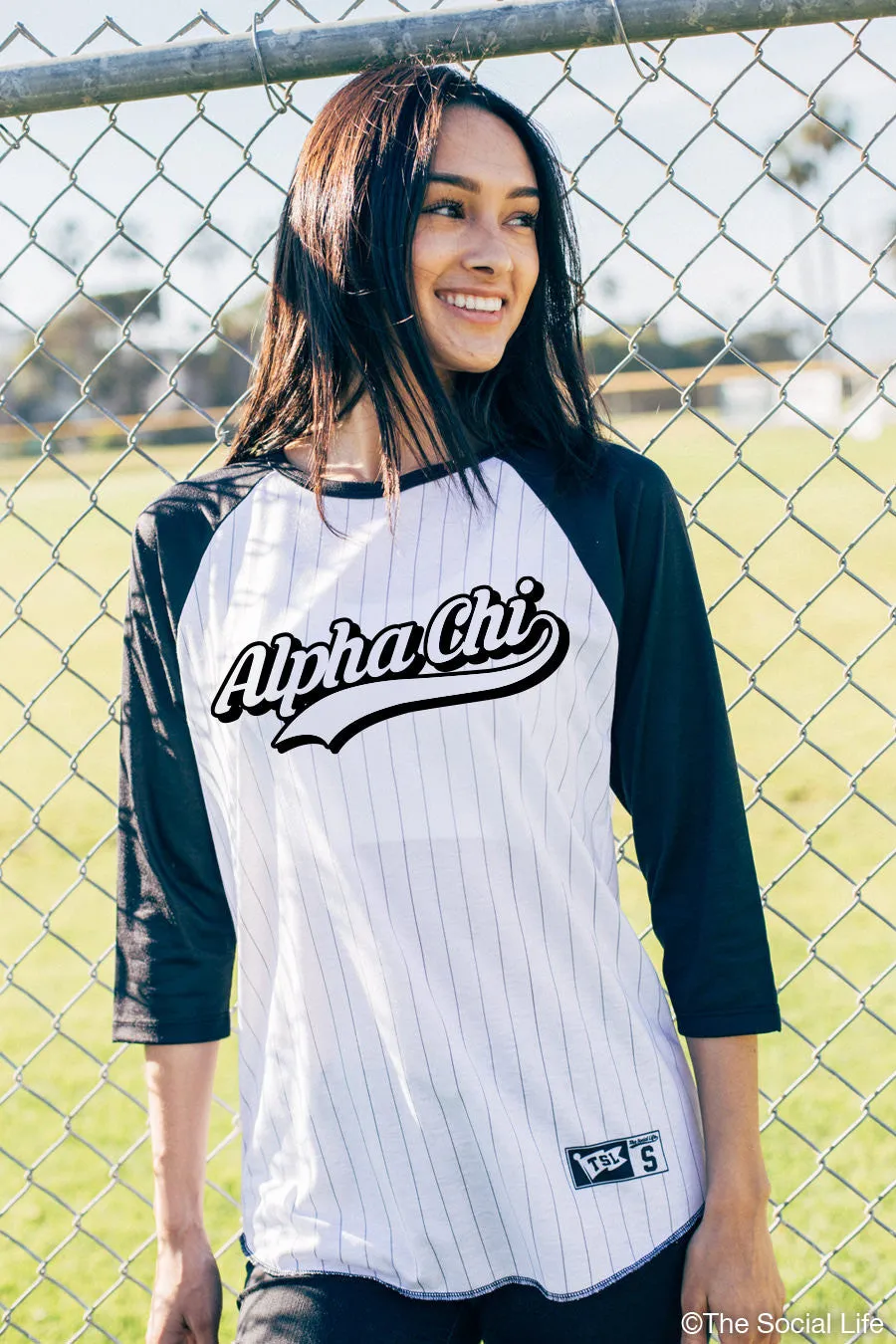 Alpha Chi Omega Baseball Raglan