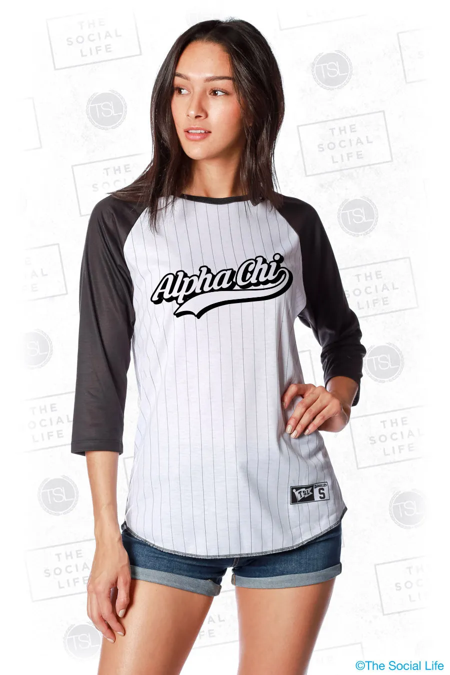 Alpha Chi Omega Baseball Raglan