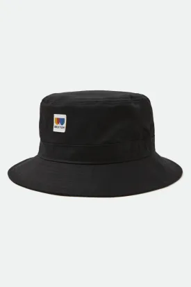 Alton Packable Bucket Hat - Black