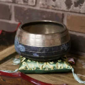 Antique Mani Singing Bowl with Authentic Patina