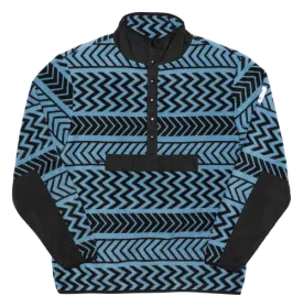 Autumn Orb Half Snap Fleece - Chevron