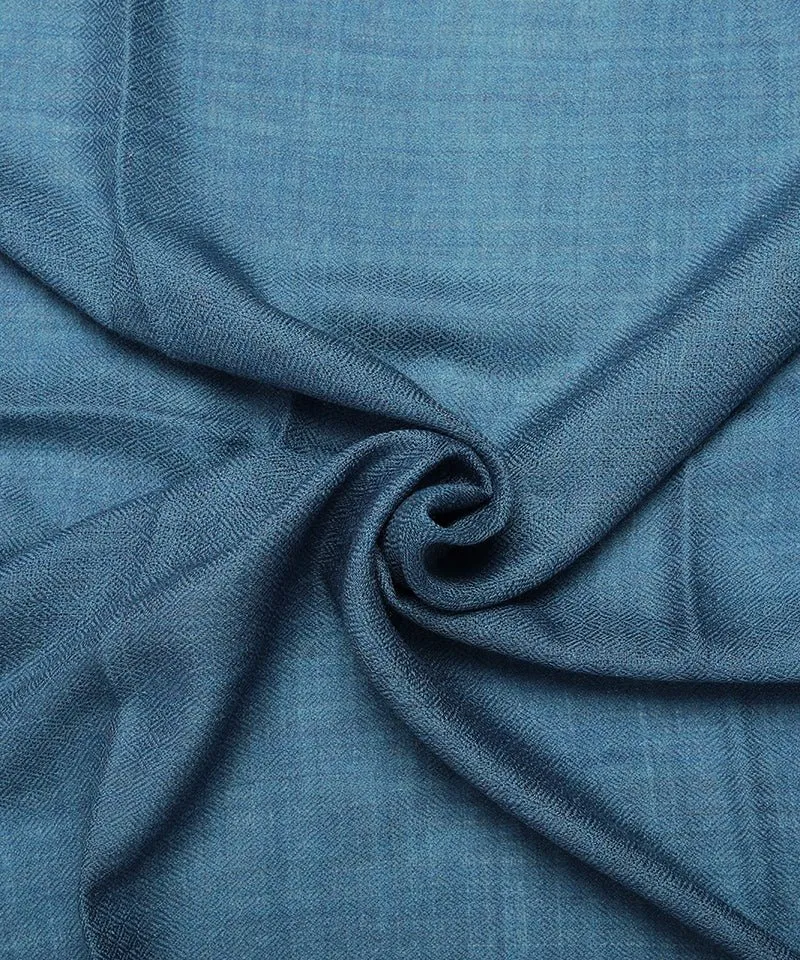 Azure Blue Cashmere-Pashmina Stole