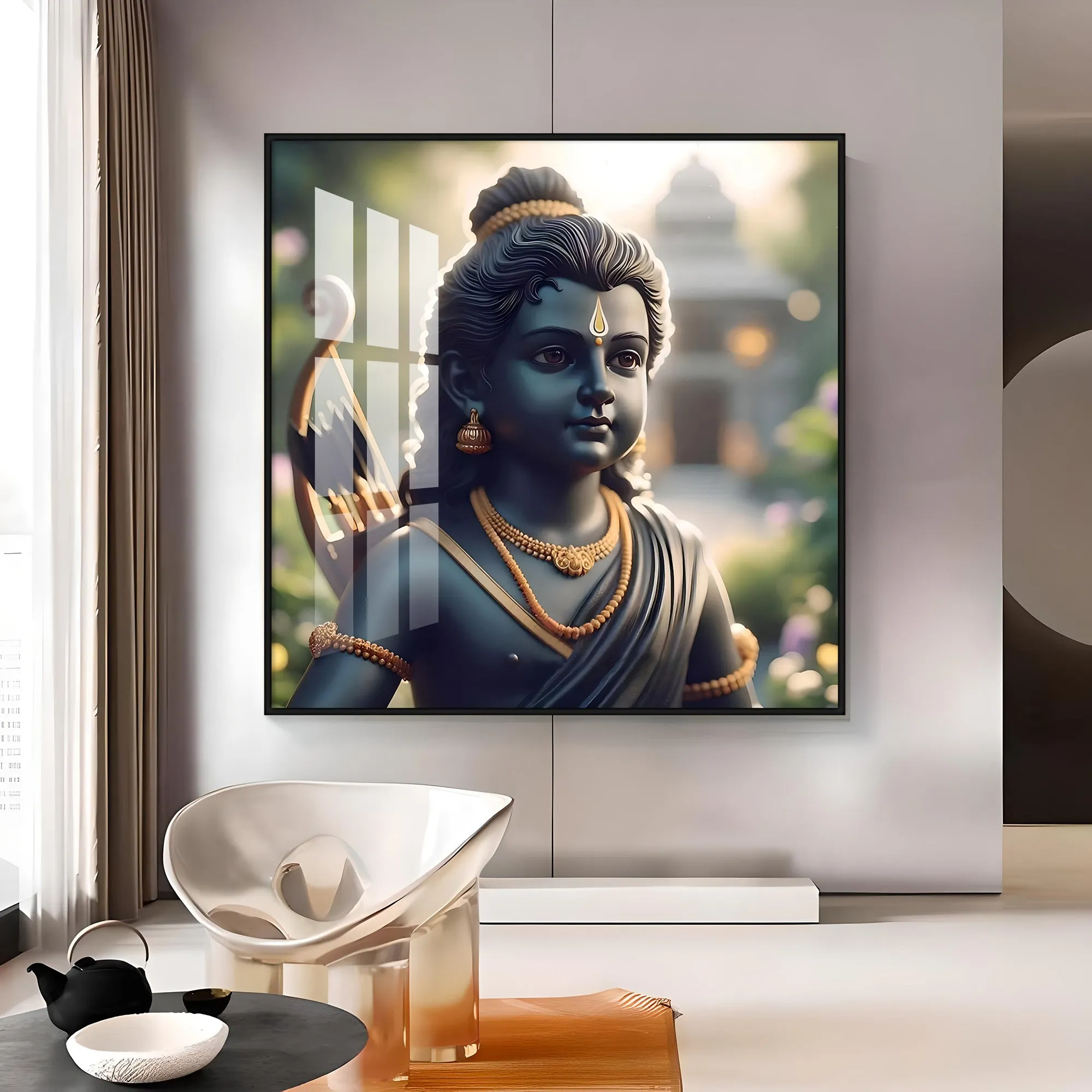 Baal Ram Premium Acrylic Square Wall Art