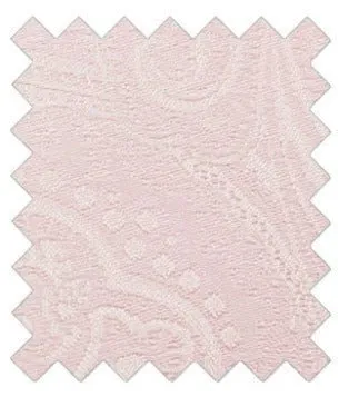 Baby Blush Paisley Silk Wedding Swatch