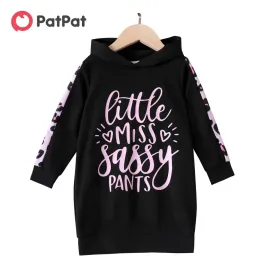 Baby Girl Little Miss Sassy Long Sweatshirt Dress