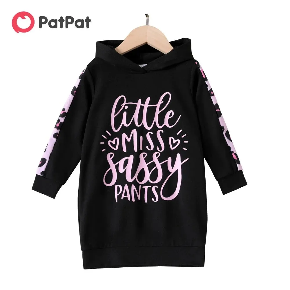 Baby Girl Little Miss Sassy Long Sweatshirt Dress