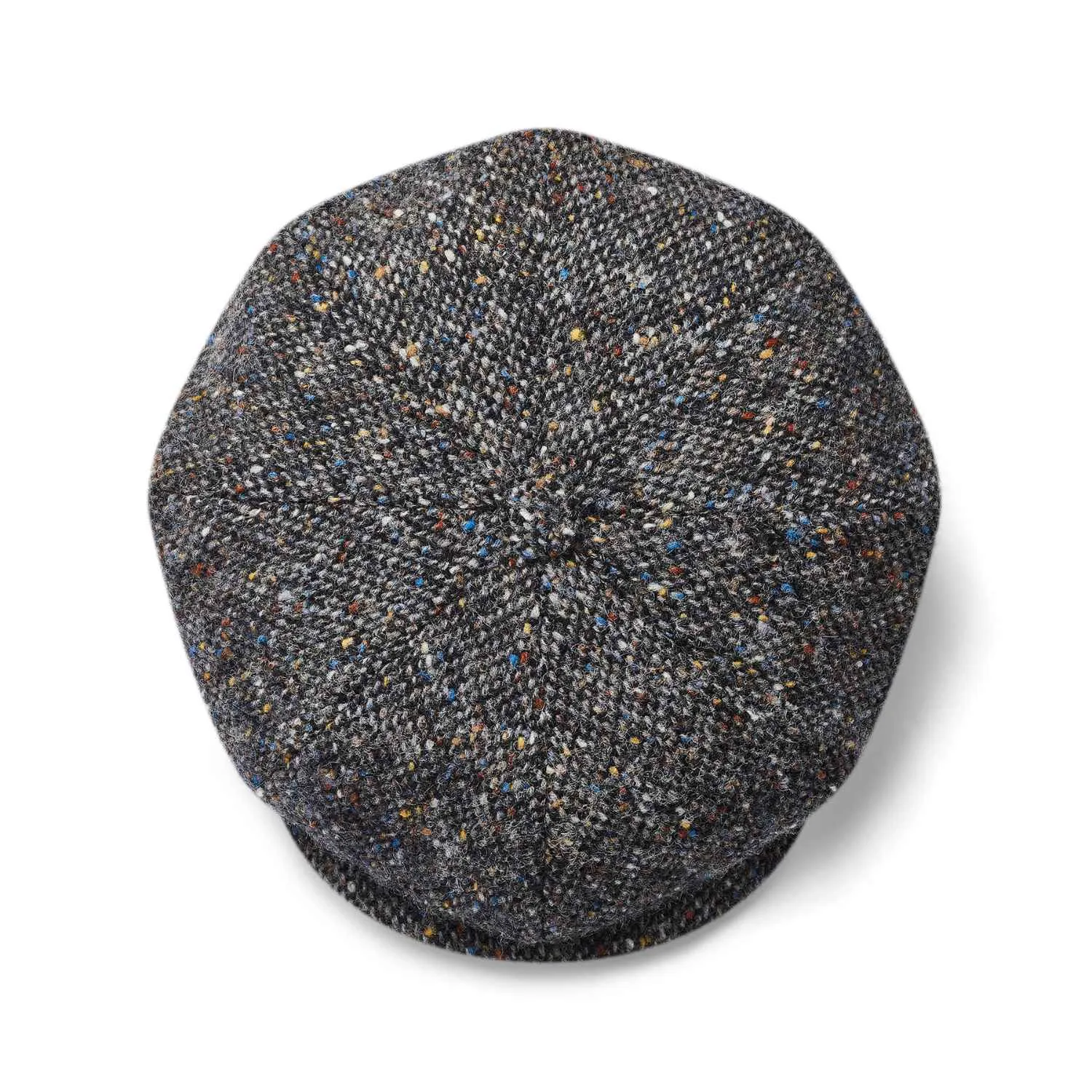 Baker Boy Hat by City Sport | Grey Speckled Donegal Tweed Cap