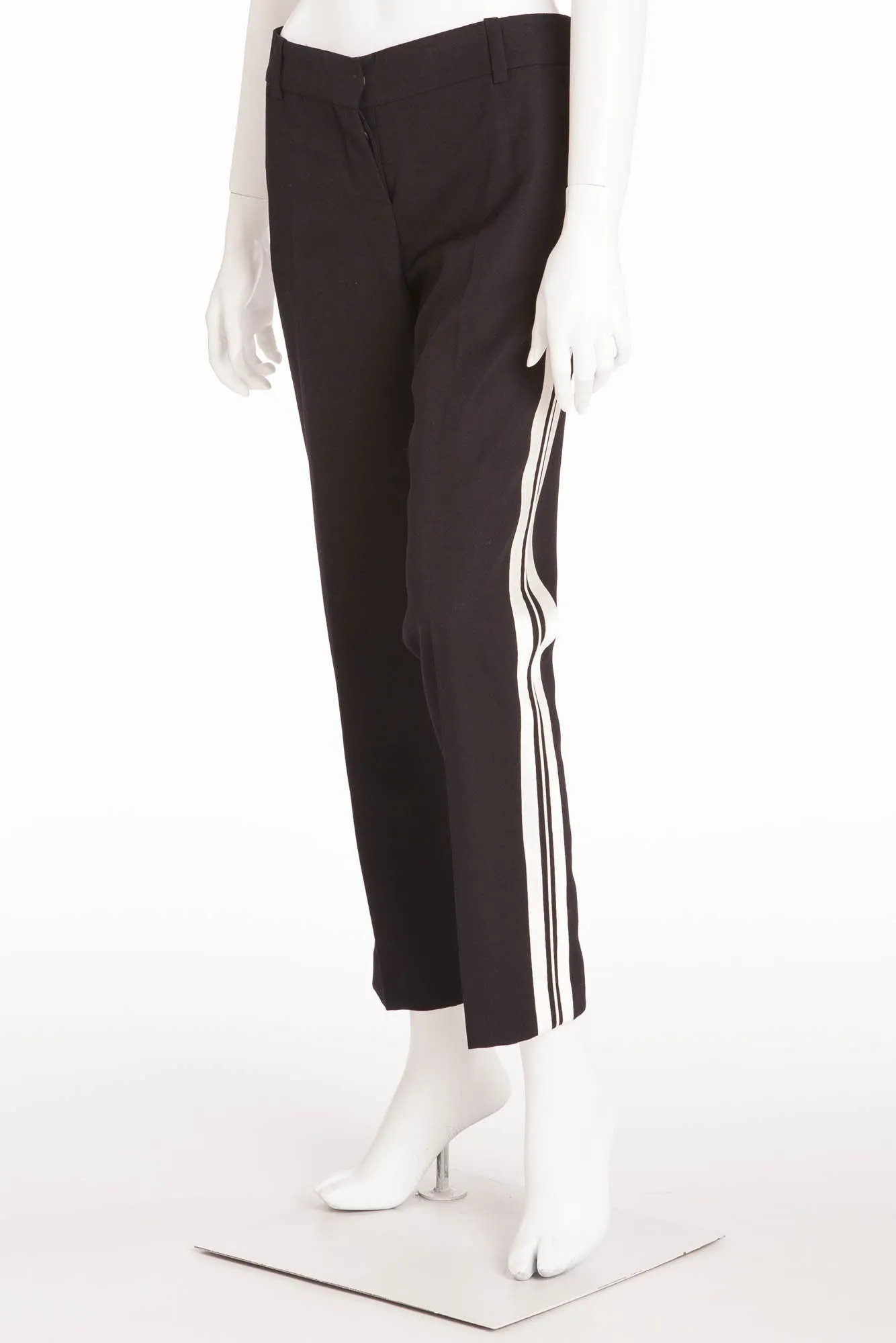 Balmain - Black  Tuxedo Style Skinny Dress Pants  - FR 40