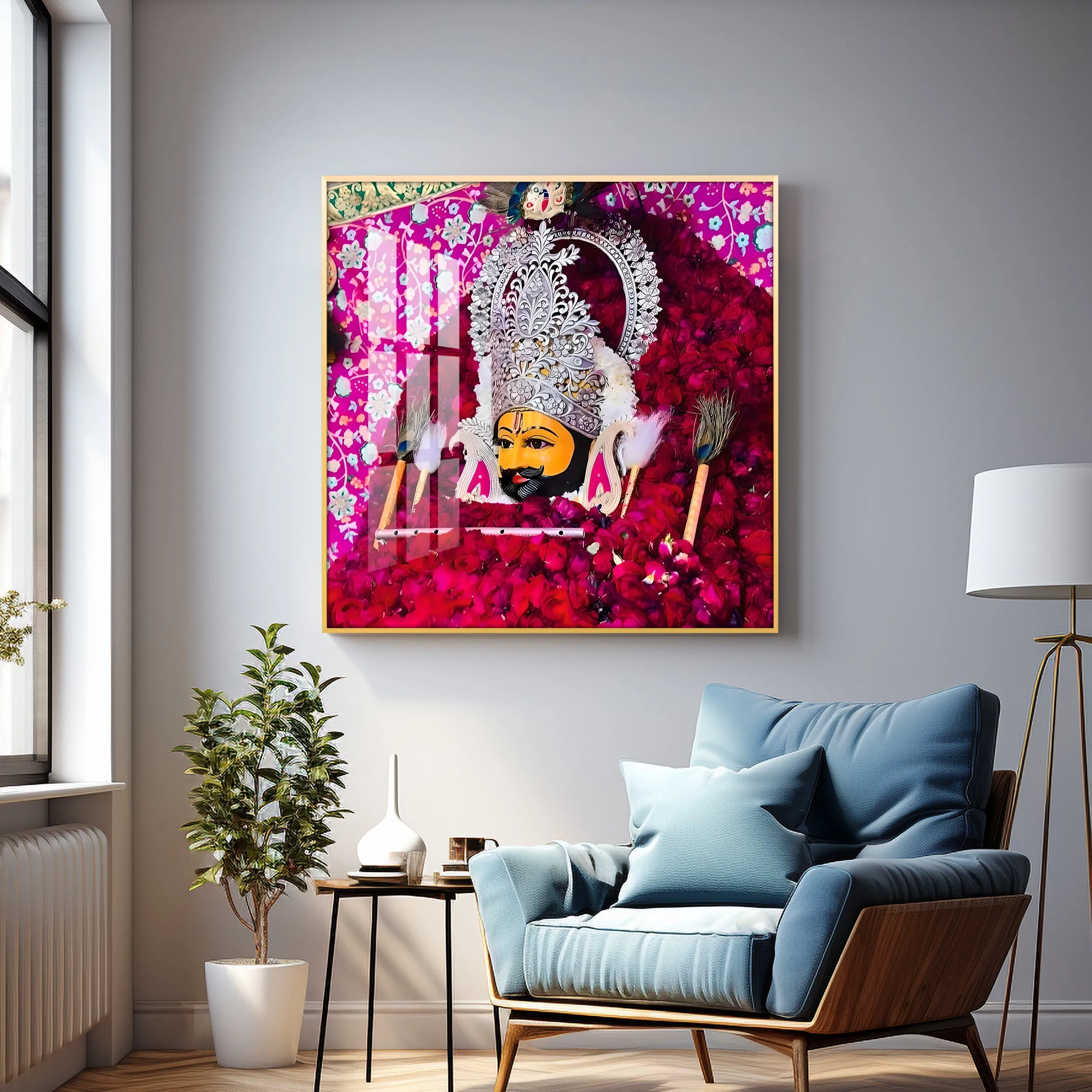 Barbarika Premium Acrylic Square Wall Art