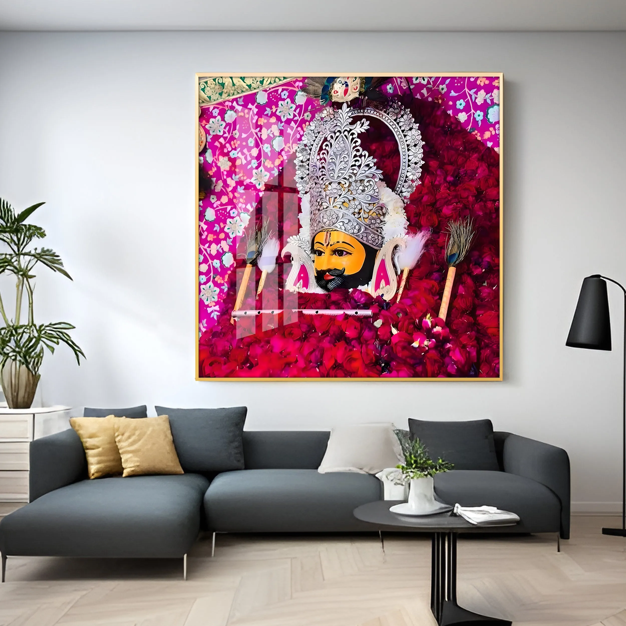 Barbarika Premium Acrylic Square Wall Art