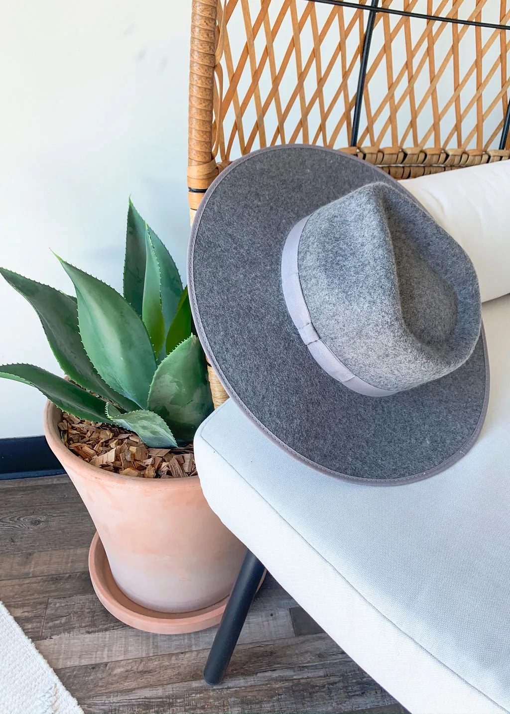 Barry Flat Brim Fedora