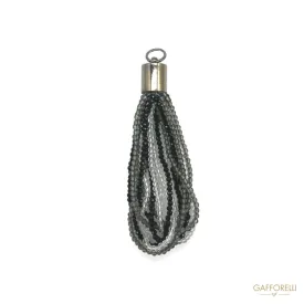 Beaded Tassel Pendant A592 - Gafforelli Srl