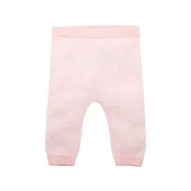 Bebe Baby Ciara Stripe Knitted Leggings - Pink Stripe