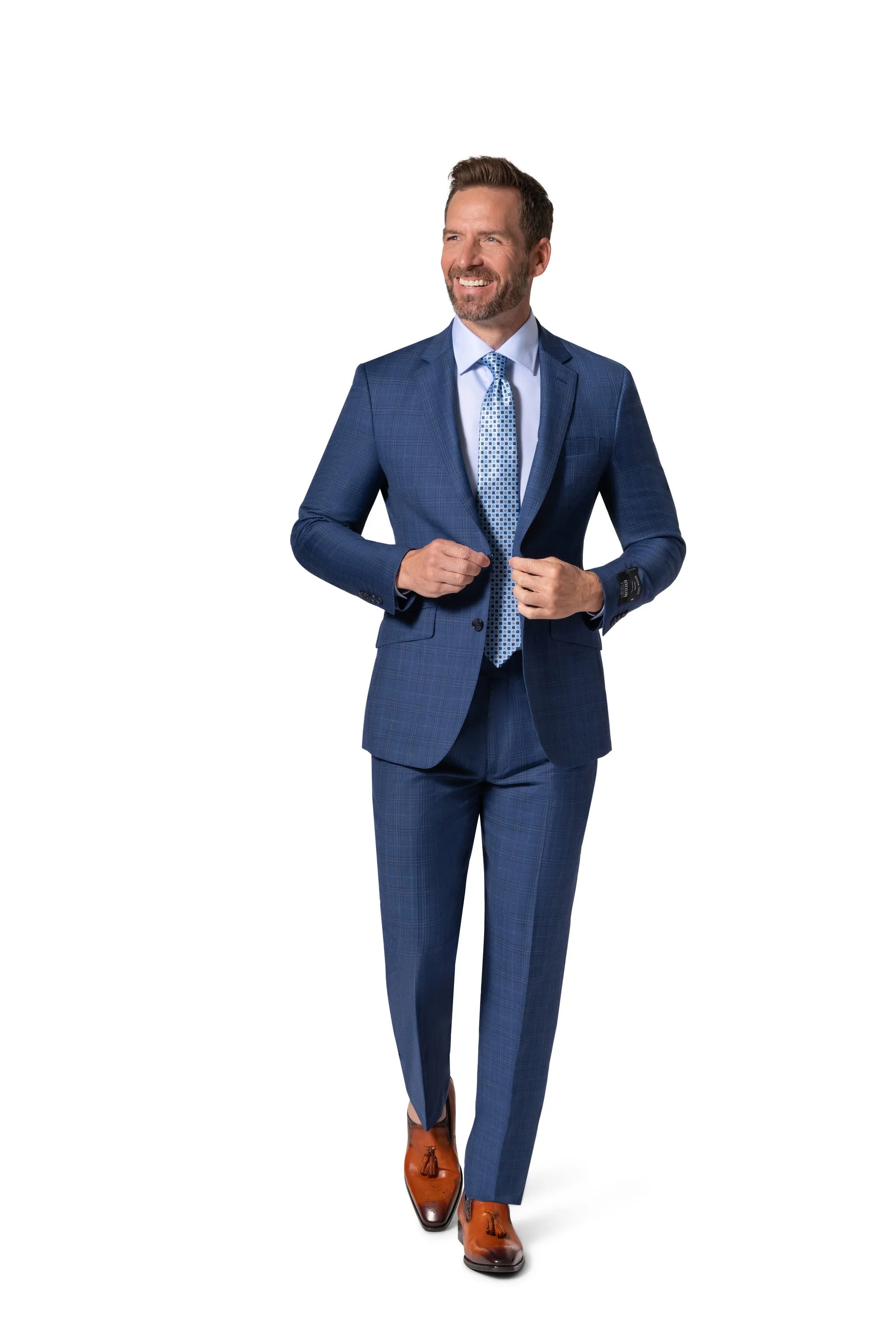 Berragamo - Reda |  188.456 Slim 2-Piece Suit - Blue