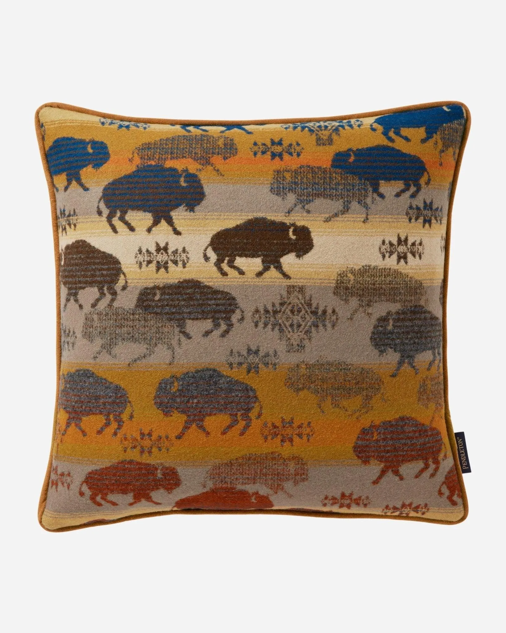 Bison Rush Hour Pendleton Throws Collection