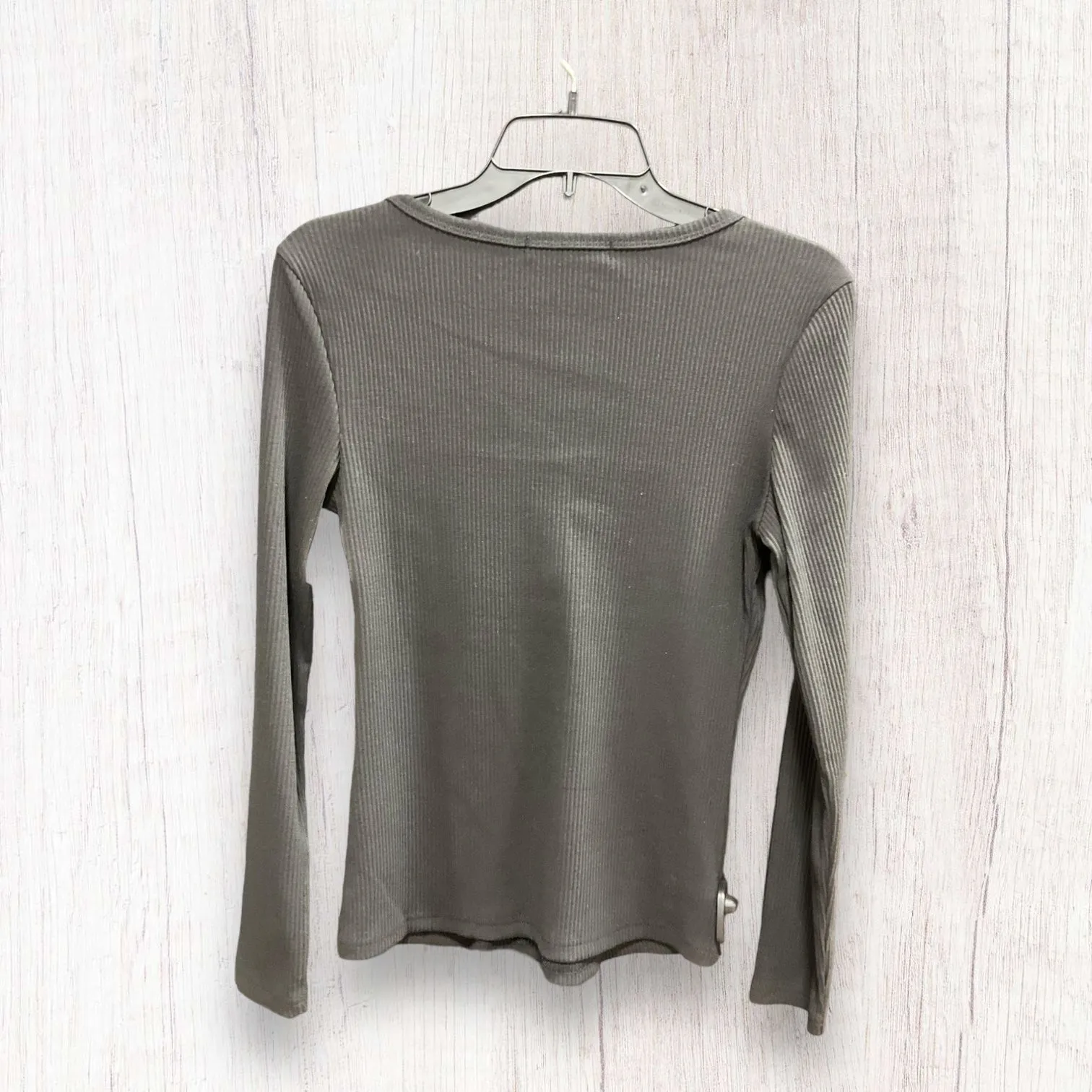 Black Top Long Sleeve Basic Clothes Mentor, Size S