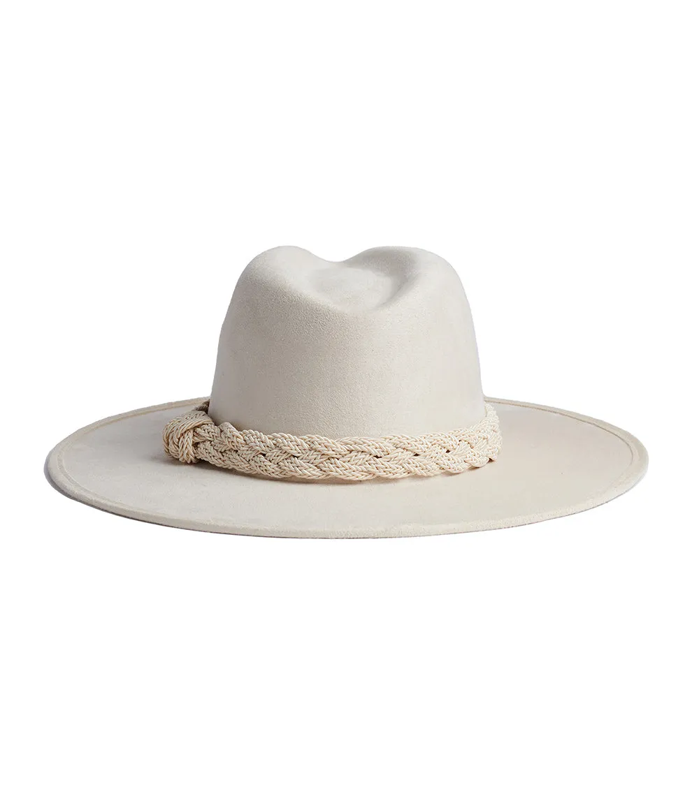 Braided Trim Fedora Hat