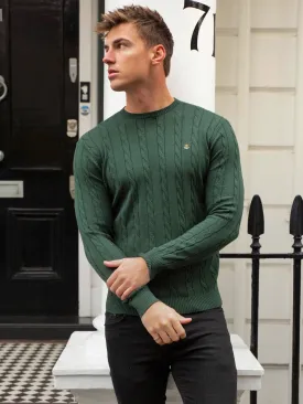 Burley Knitted Jumper - Green