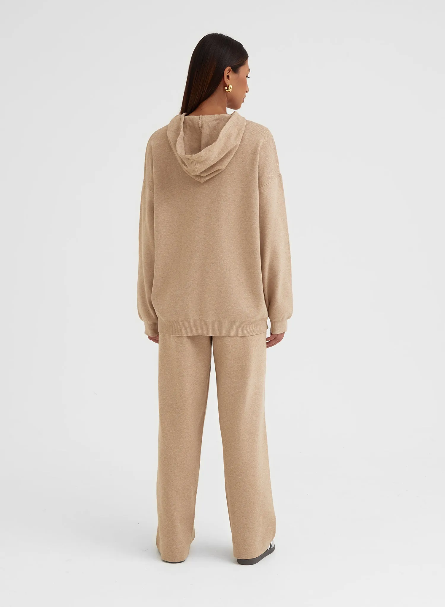 Camel Knitted Lounge Trouser - Cameron