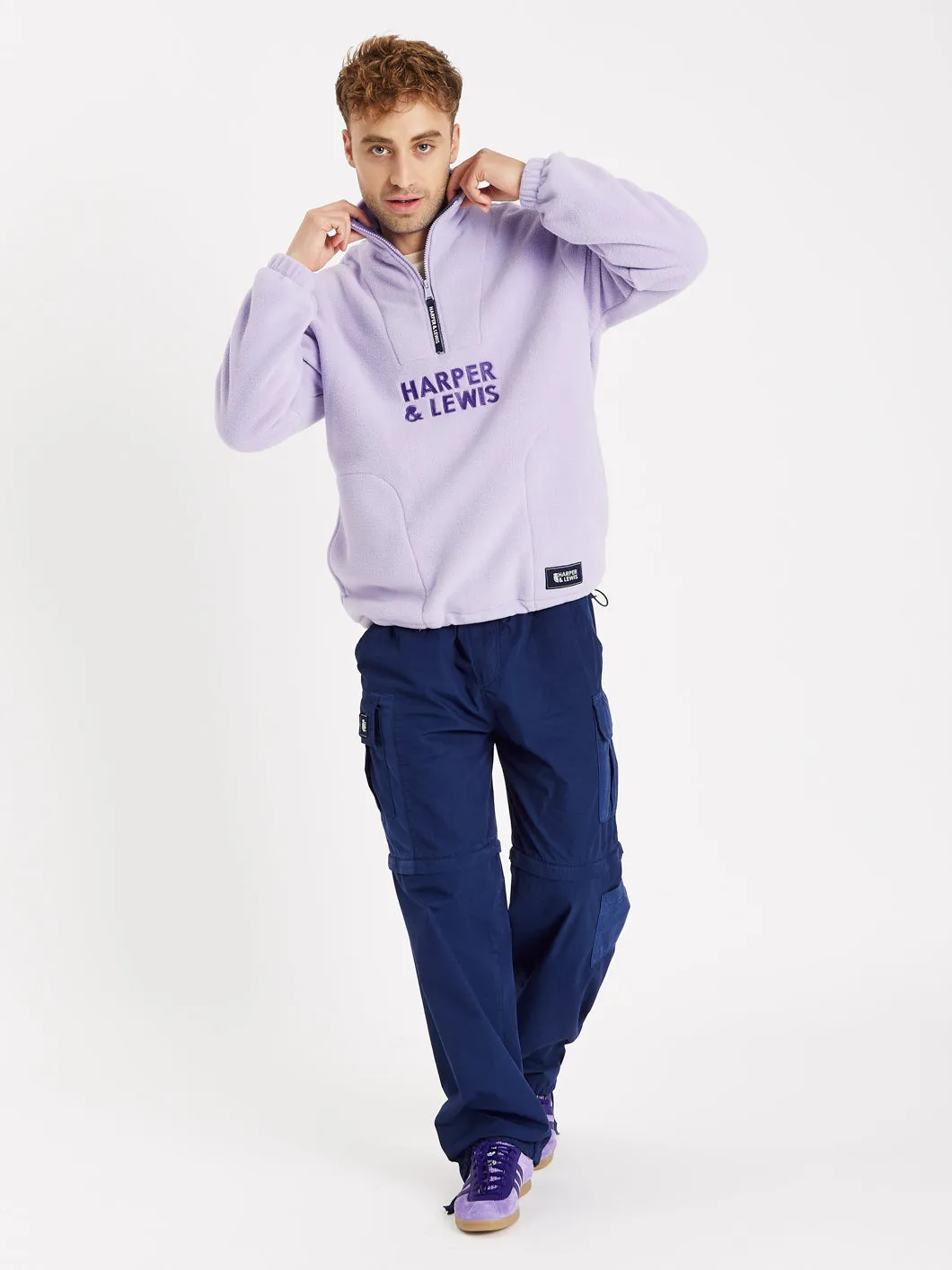 Camille 1/4 Zip Fleece Lavender