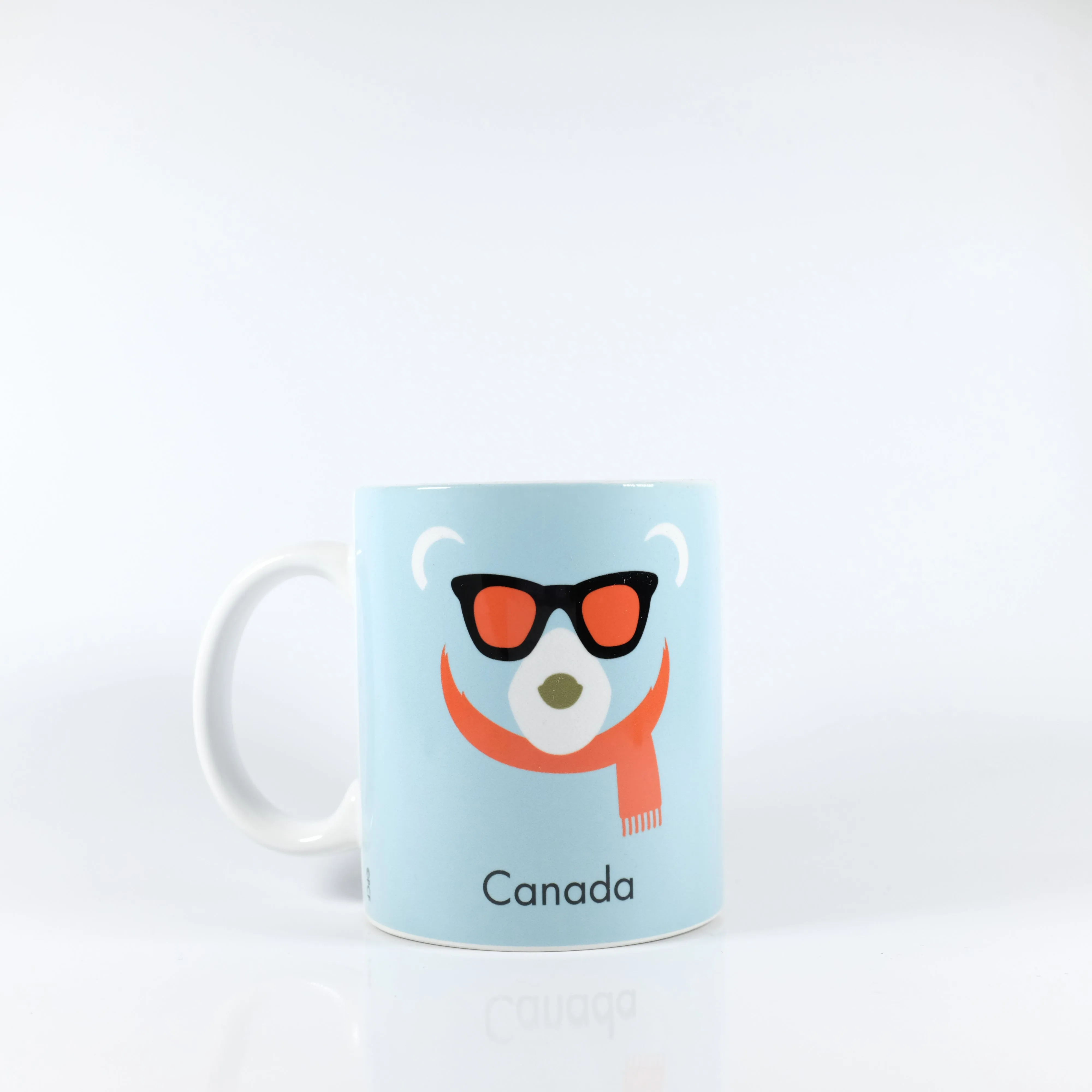 Canadian Polar bear with Scarf Mug