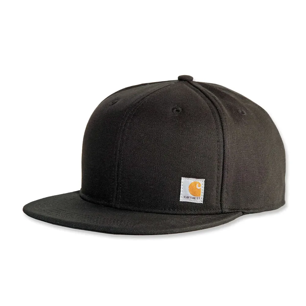 Carhartt 101604 Firm Duck Flat Brim Snapback Baseball Cap