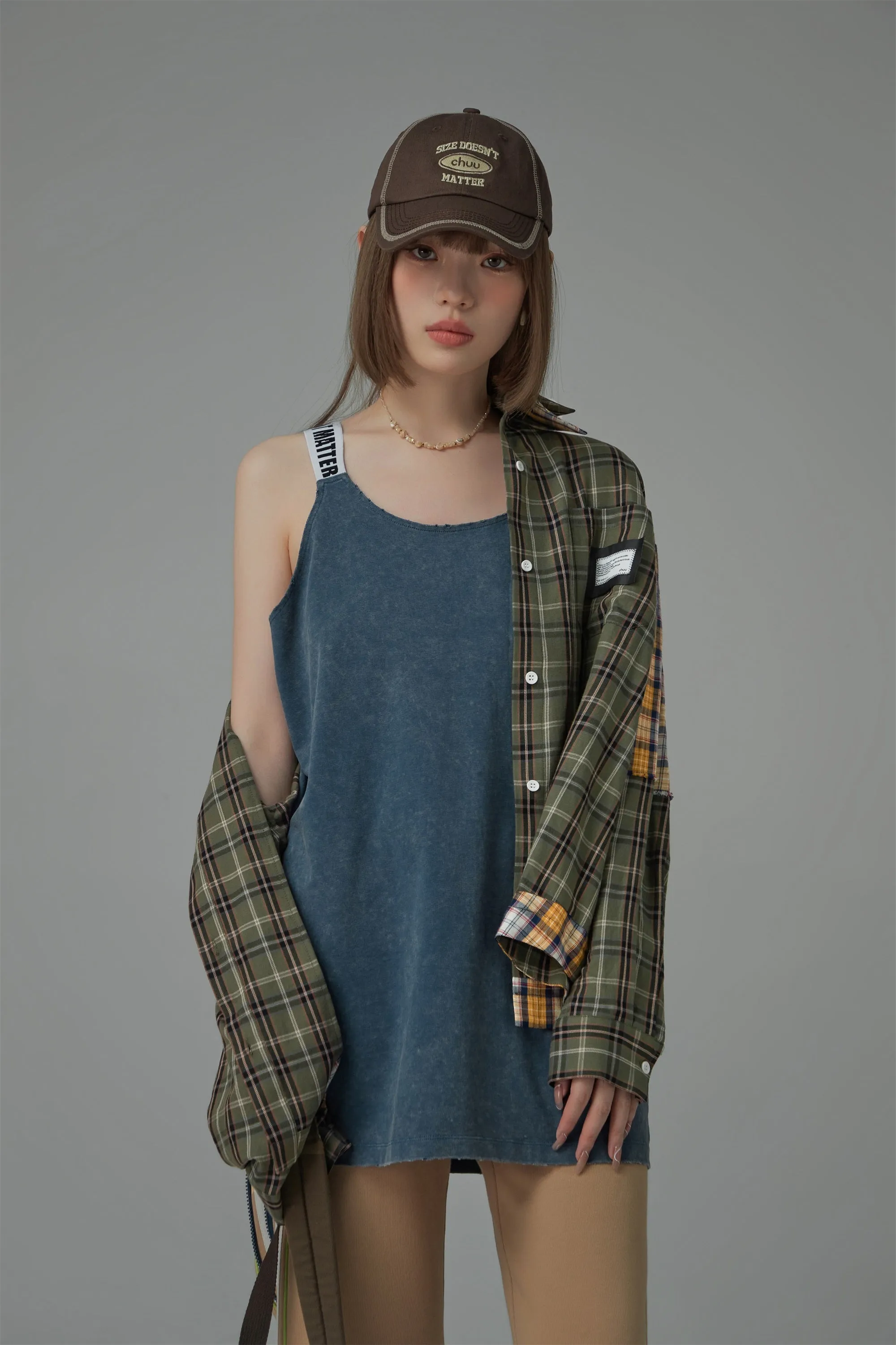 Checked Loose-Fit Shirt