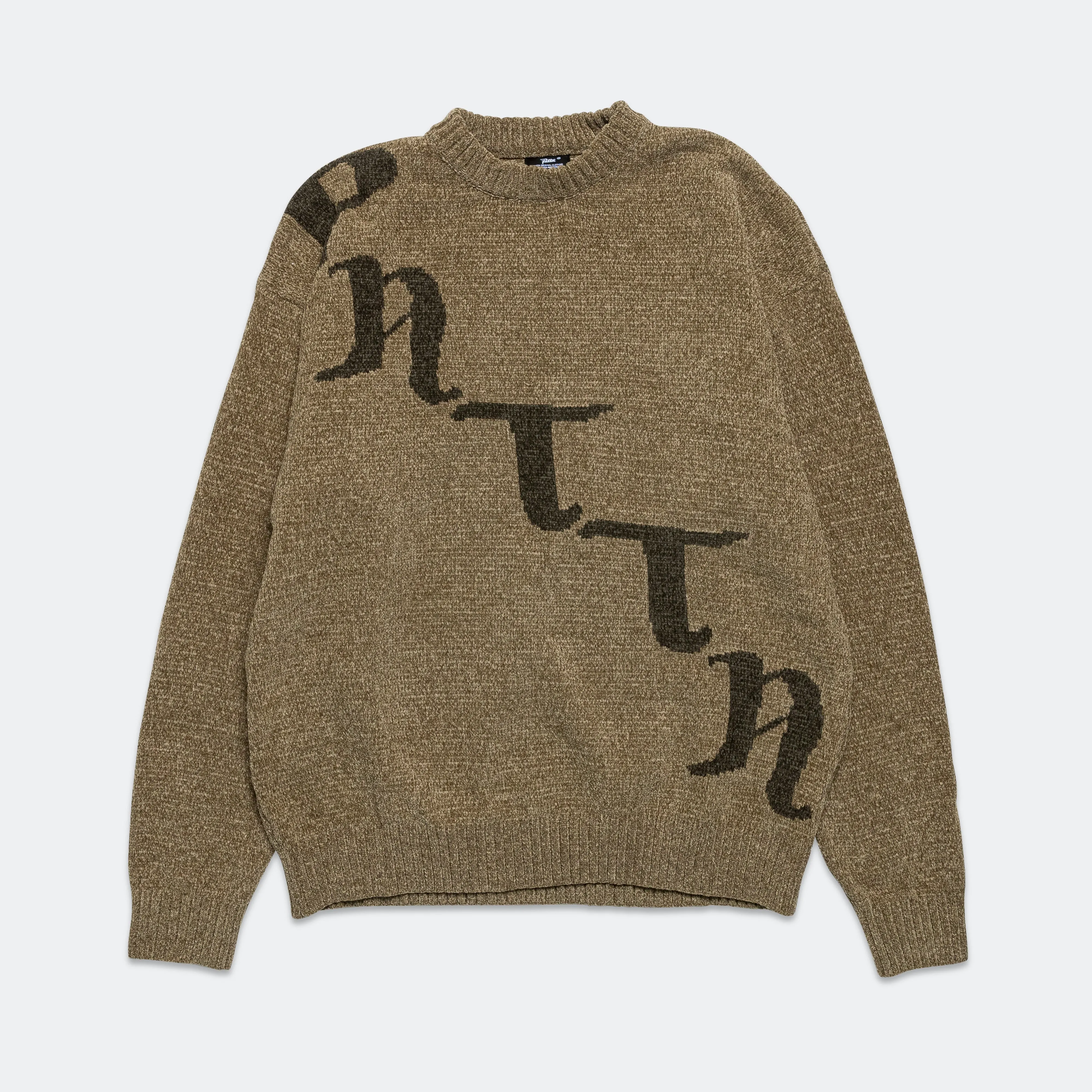 Chenille Knitted Sweater - Sage