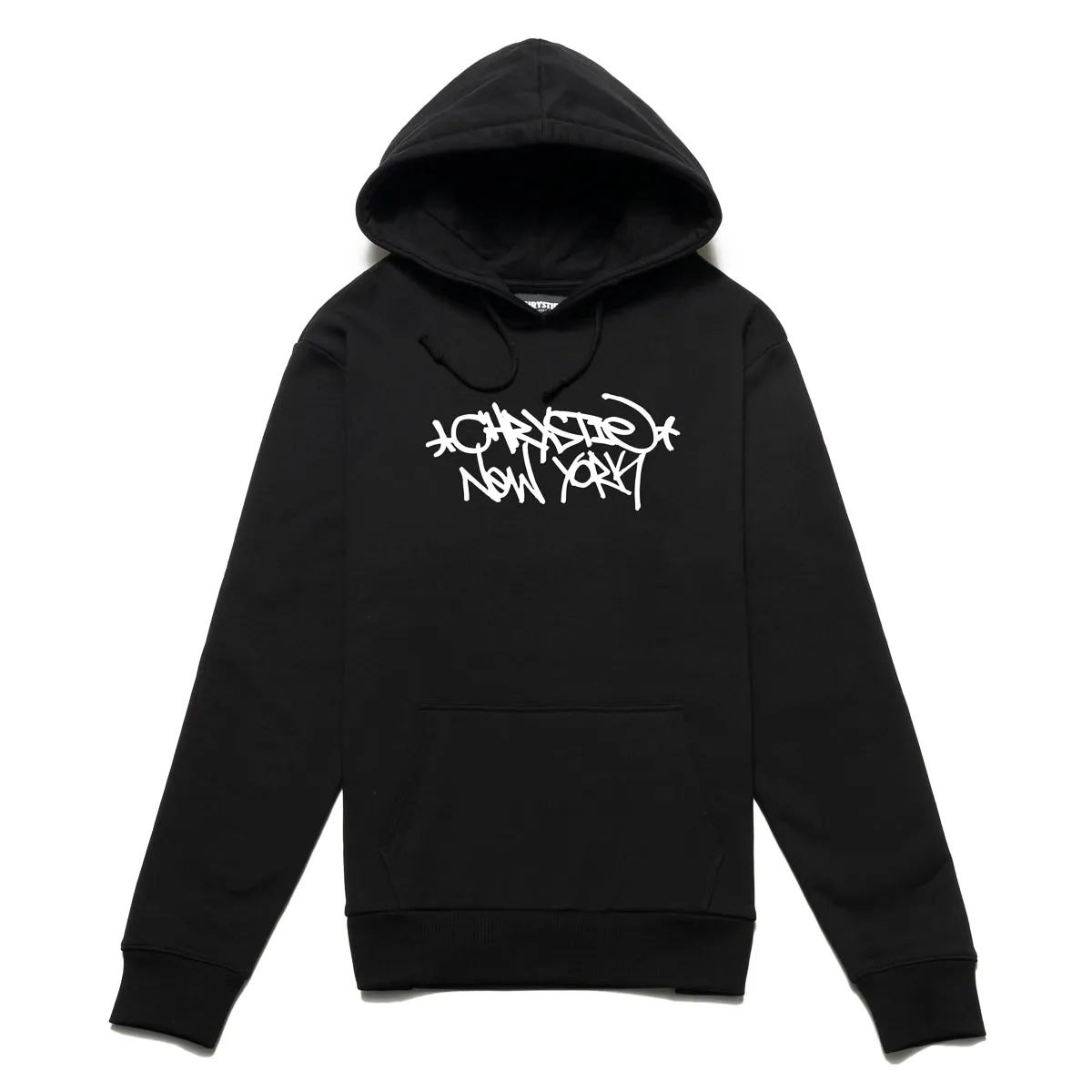 Chrystie NYC Tag Logo Hoodie - Black