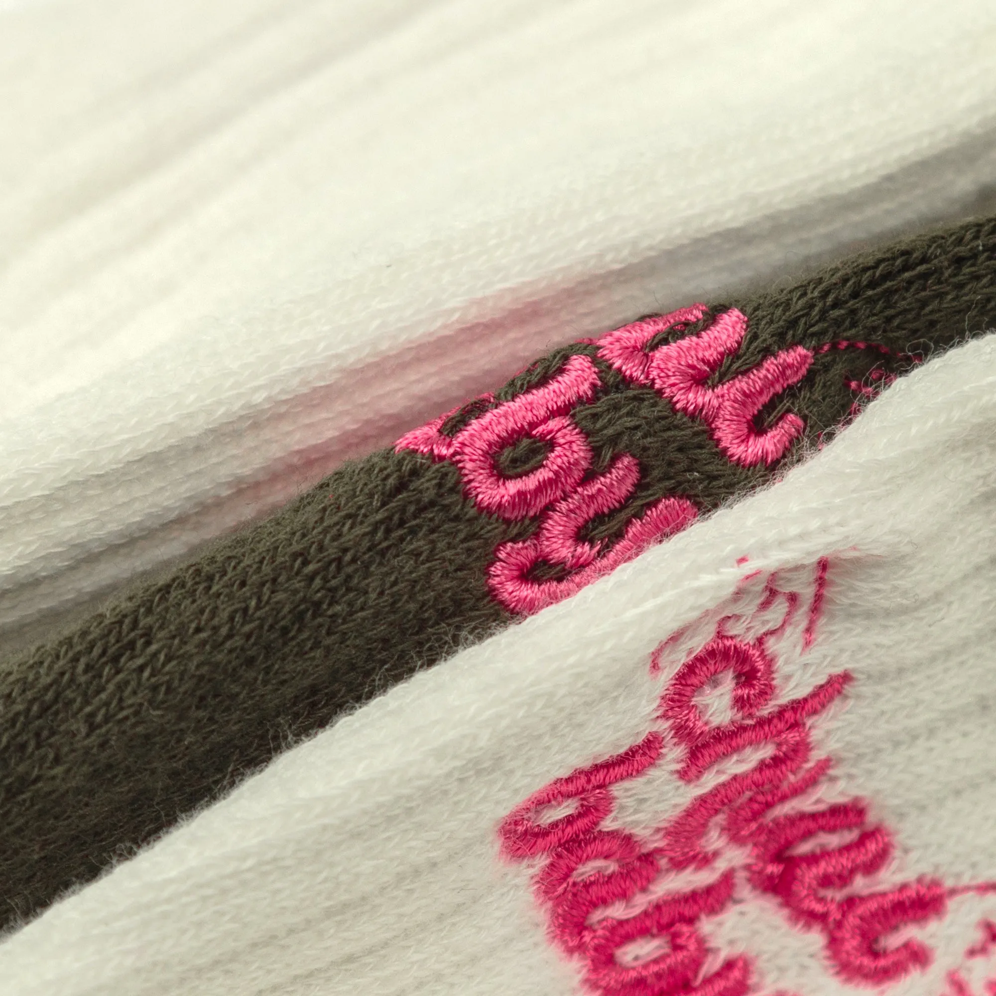 Chuu Lettering Embroidery Socks