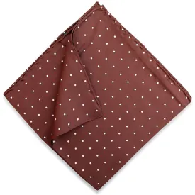 Classic Spots: Pocket Square - Brown