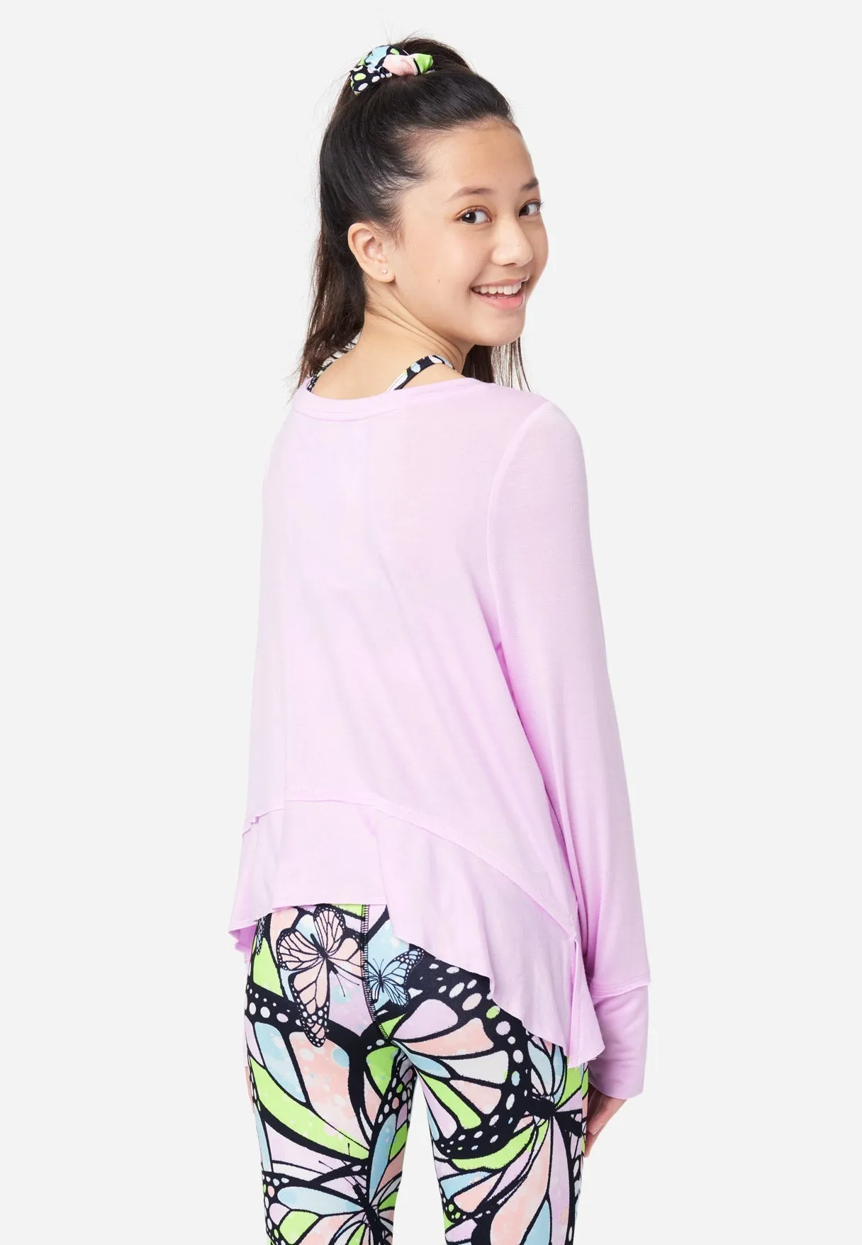 Collection X by Justice Graphic Layered Top