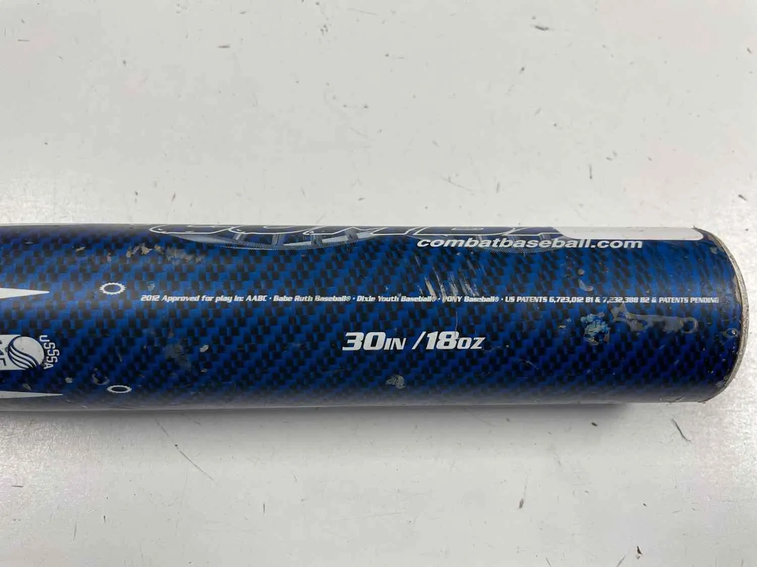 Combat Pure Gear YB 30" 18 oz 2 1/4" Drop -12 Used Baseball Bat