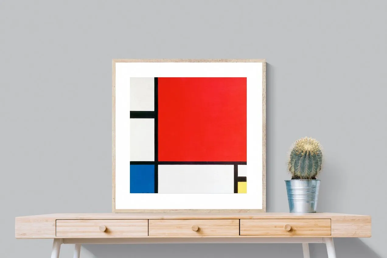 Composition with Red Blue & Yellow