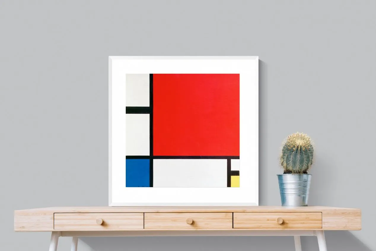 Composition with Red Blue & Yellow