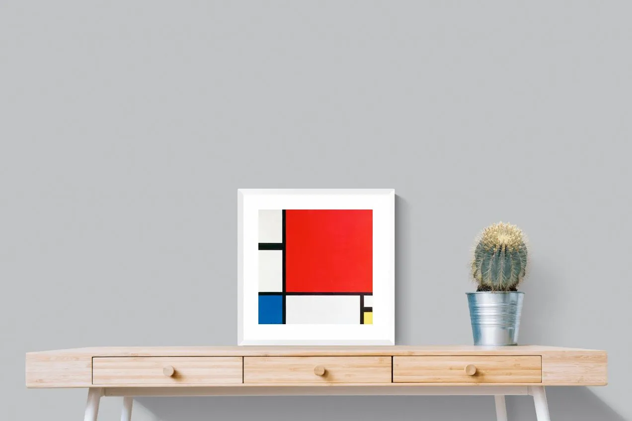 Composition with Red Blue & Yellow