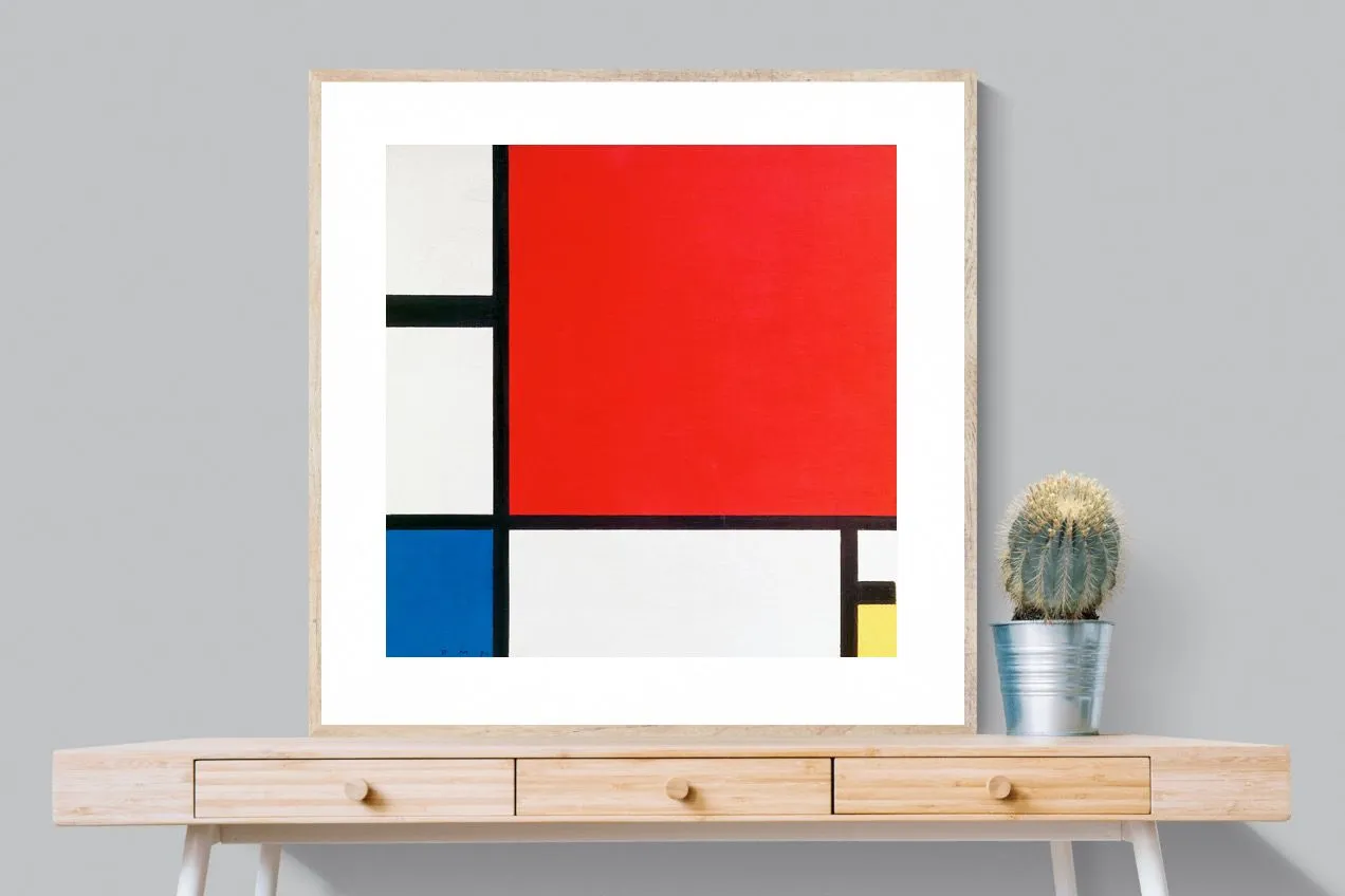 Composition with Red Blue & Yellow