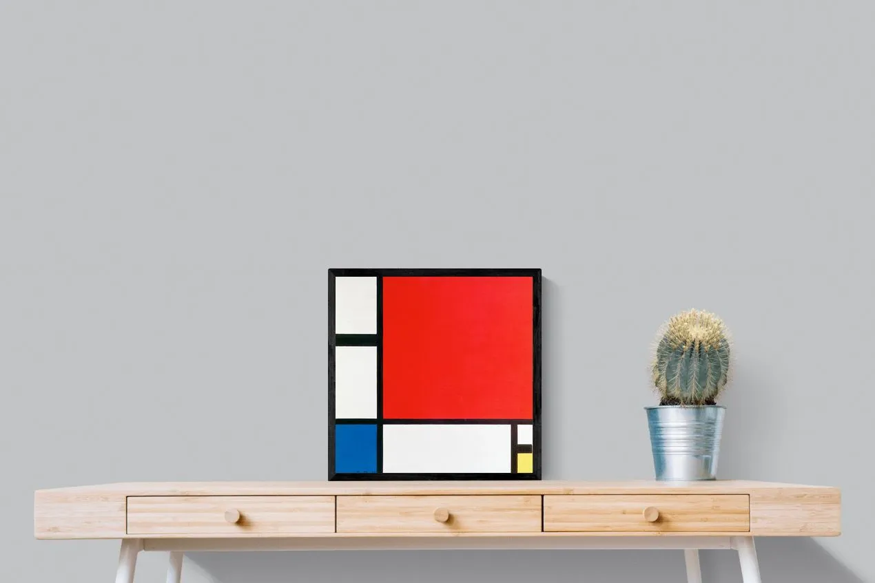 Composition with Red Blue & Yellow